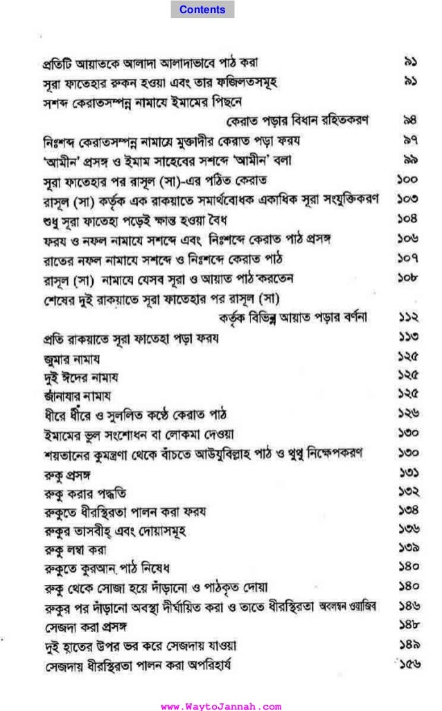Bangla Namaz Shikha Book